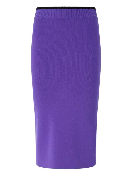 Fustă tip creion Pinko de lână violet