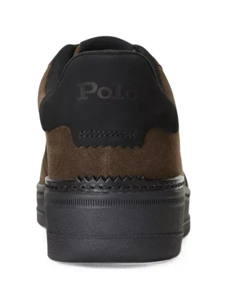 Gulerat tricou polo Polo Ralph Lauren cu decolteu în V fără mâneci maro