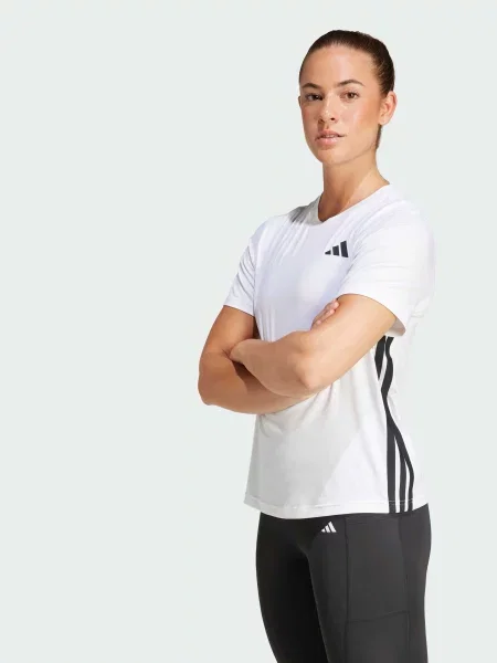 Футболка спортивна adidas перероблений білий