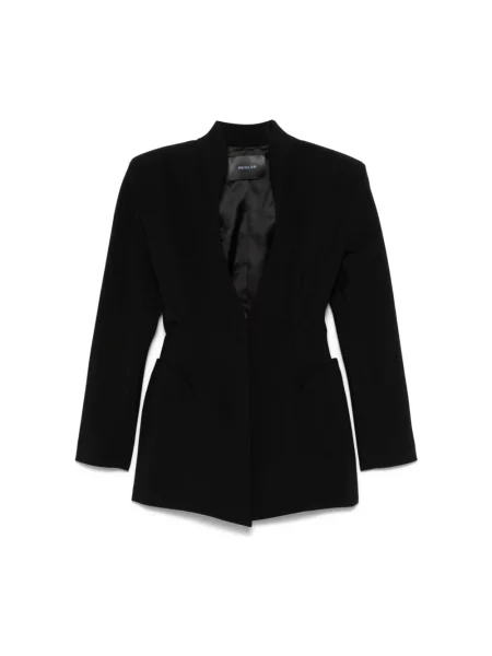 Marynarka Mugler wełniana czarna