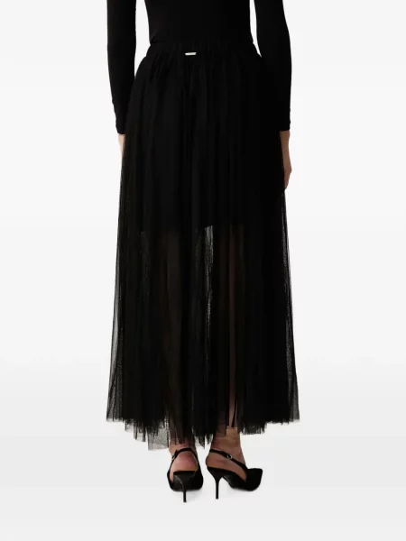 Lung fustă Twinset din tul negru