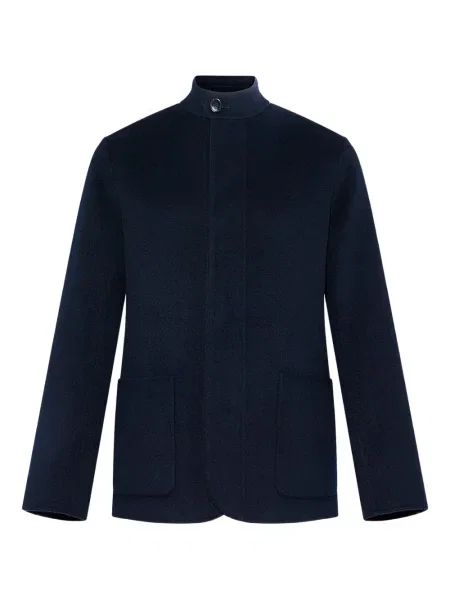 Vlněné sako Yves Salomon modré