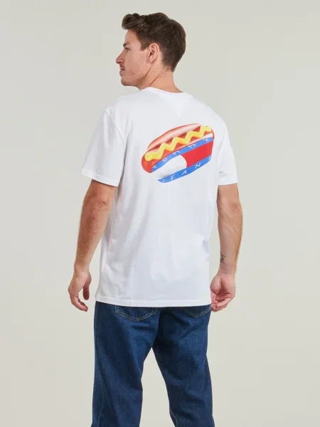 Tričko Tommy Jeans biela