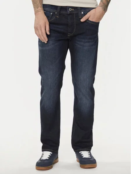 Pepe Jeans Džinsai Cash Tamsiai Regular Fit mėlyna