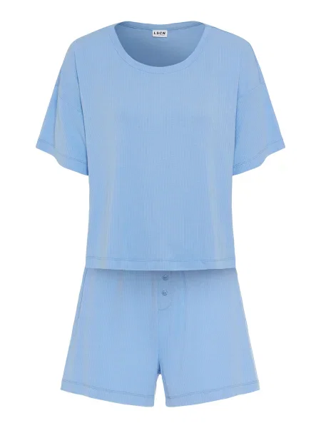 LSCN by LASCANA Kratke hlače za spanje svetlo modra