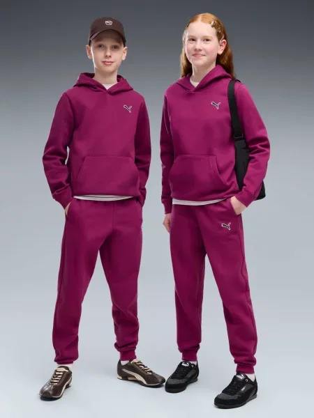 Дитячі Спортивні штани PUMA Ess Elevated Sweatpants Fl комбінований верх рожевий