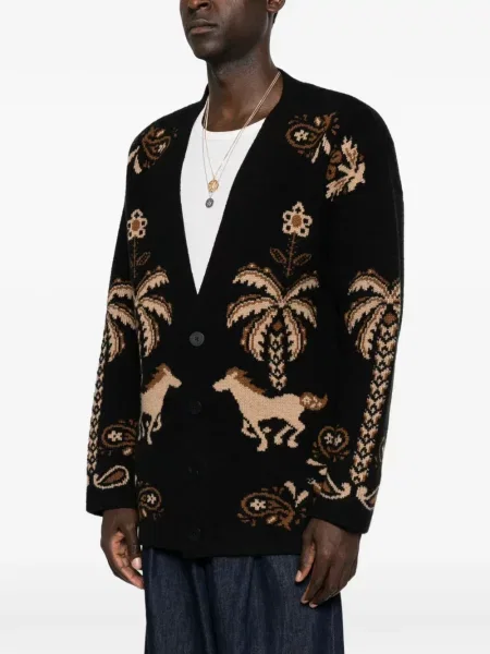 Cardigan Alanui tricotate negru