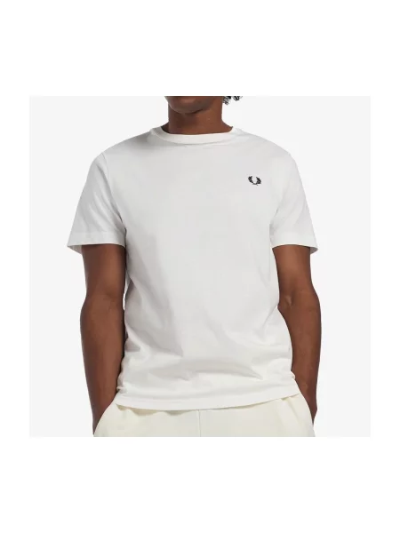 T-shirt FRED PERRY Crew Neck Tee Snow White XL bijela