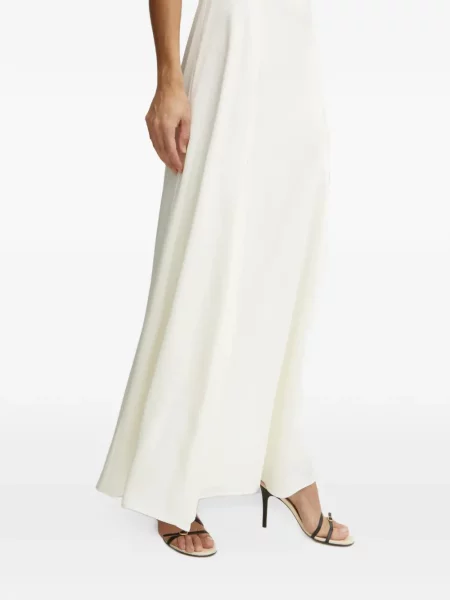 Rochie maxi Ivy Oak fără mâneci alb