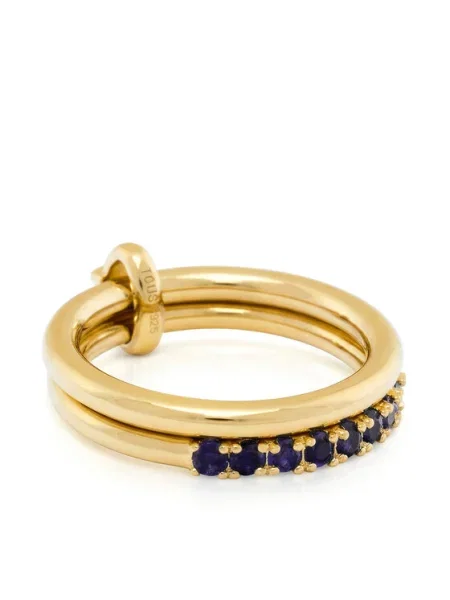 Pozlačeni srebrni prstan Tous zlata