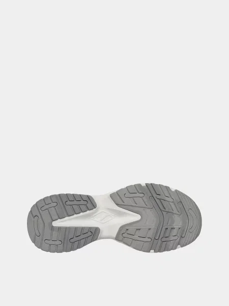 Кожаные повседневные кроссовки Skechers серые