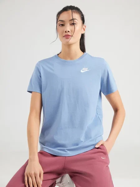 Nike Sportswear Tričko Club Essential svetlomodrá