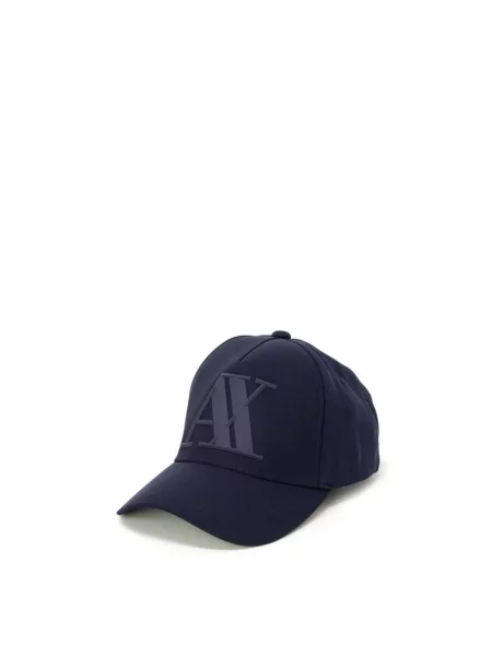 Czapka z daszkiem Armani Exchange niebieska