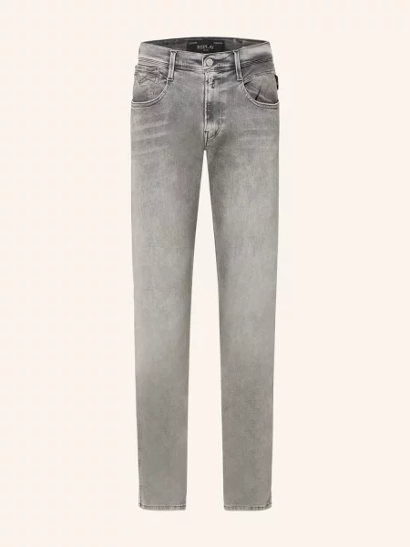 Replay Jeansy Anbass Slim Fit grau szare