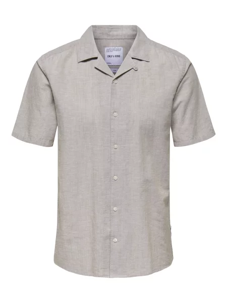 Only & Sons Cămașă Cantley / gri deschis bej