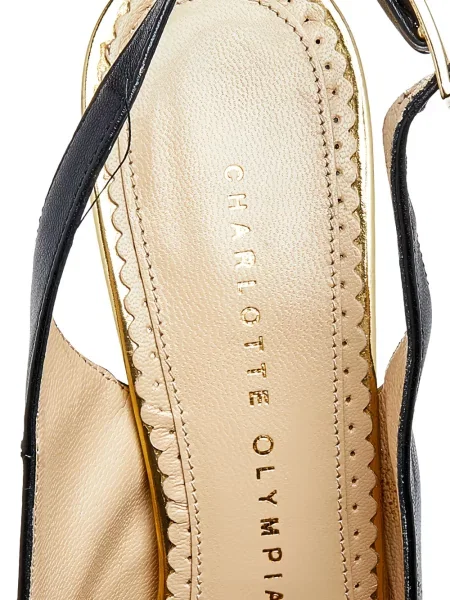Pantofi cu toc Charlotte Olympia cu platformă negru