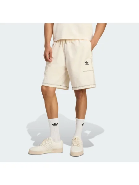 ADIDAS ORIGINALS Nohavice Essentials čierna / prírodná biela