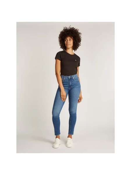 Calvin Klein Jeans Blugi Bleumarin Skinny Fit albastru