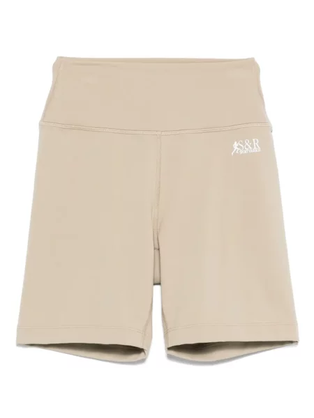 Pantaloni scurți Sporty & Rich cu imagine biker