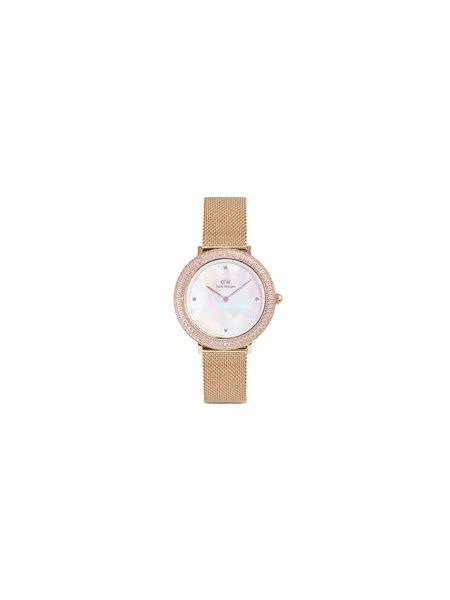 Daniel Wellington Hodinky Crystalline Bezel 3 zlato růžové