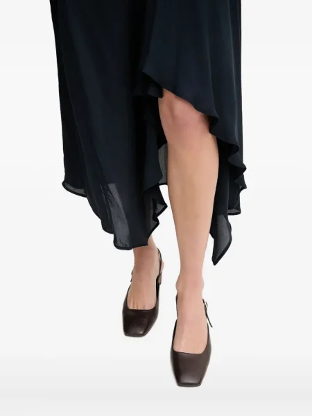 Rochie midi Sandro Ferrone fără mâneci până la genunchi de costum albastru
