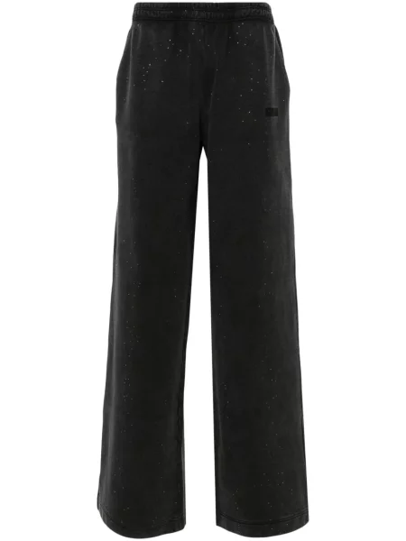 Pantaloni Vetements de cristal negru