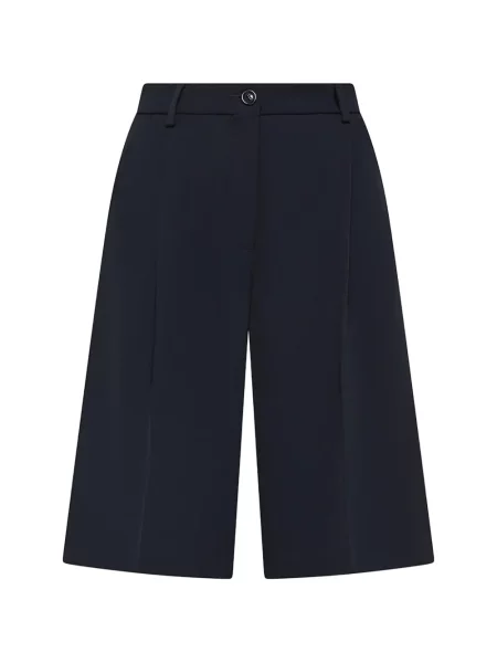 Pantaloni scurți Cruna plisate albastru
