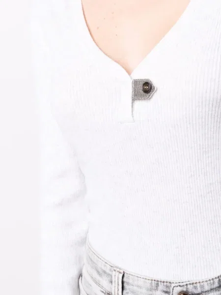 Колие Brunello Cucinelli бяло