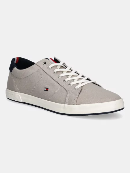 Tommy Hilfiger Πάνινα παπούτσια ICONIC LONG LACE SNEAKER μπεζ