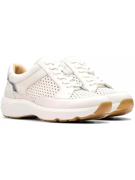Pantofi Clarks alb