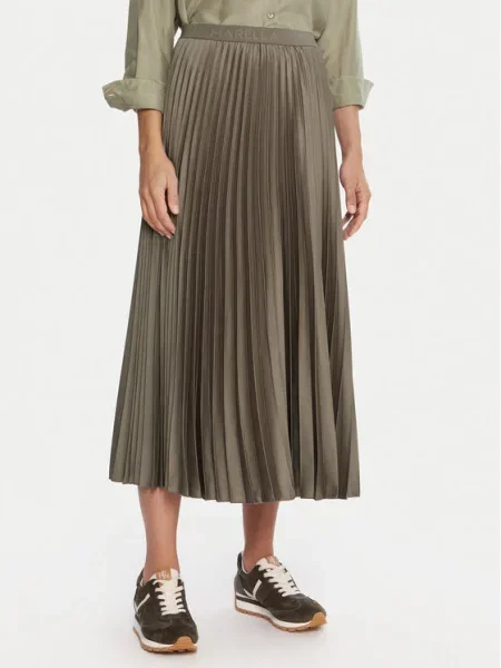 Marella Fustă plisată Pontiac verde