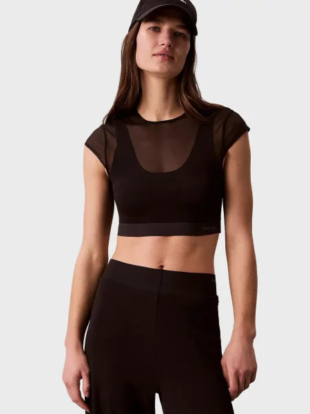 Спортивний топ Calvin Klein чорний