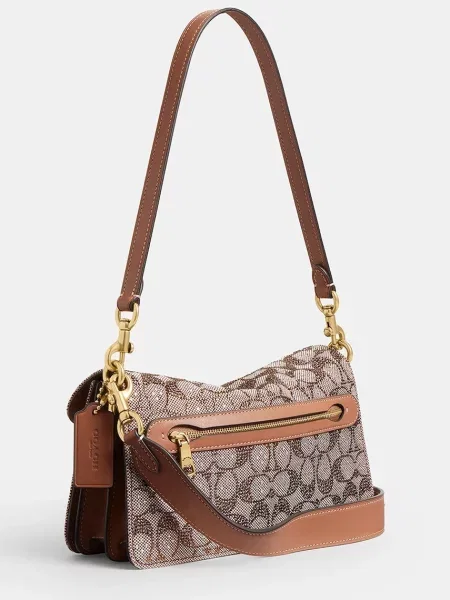Кожаная сумка через плечо Coach
