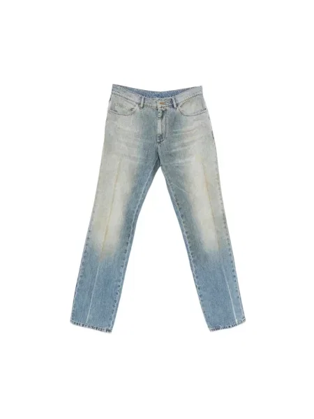 Jeansy straight leg Mm6 Maison Margiela niebieskie
