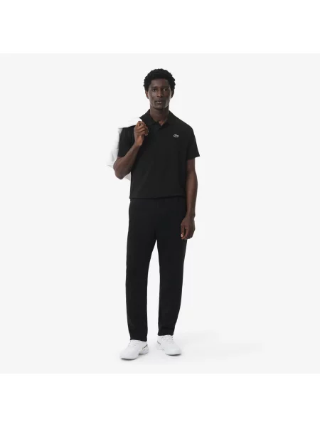 Lacoste Sportowa Koszulka Polo Ultra Dry I Regular Fit czarna