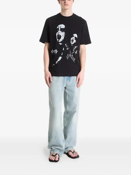 Tricou Wasted cu imagine negru