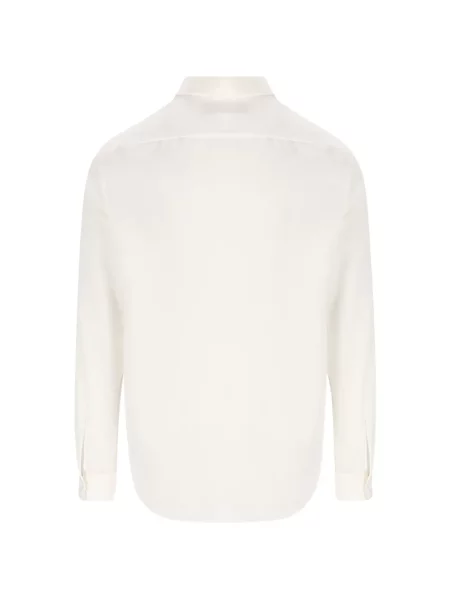 Cămașă Gucci de mătase lungă alb