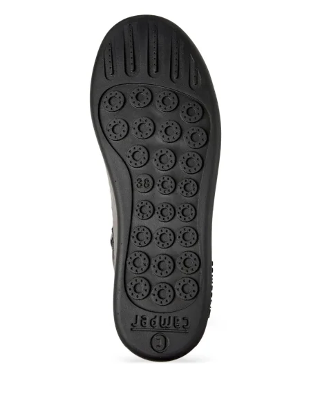 Botine Camper cu șireturi din piele negru