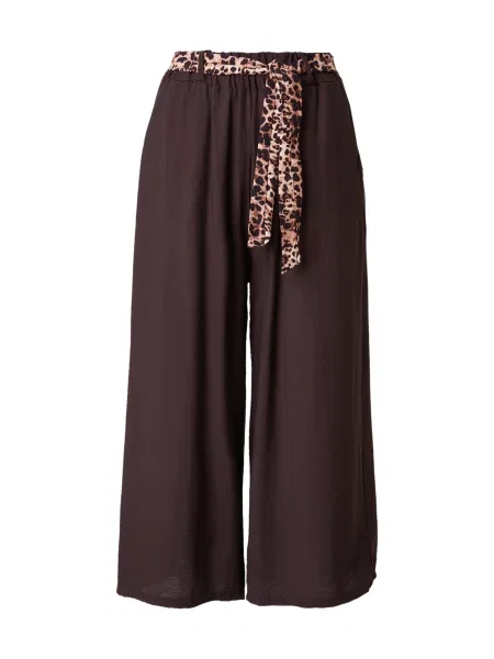 Hailys Pantaloni închis maro