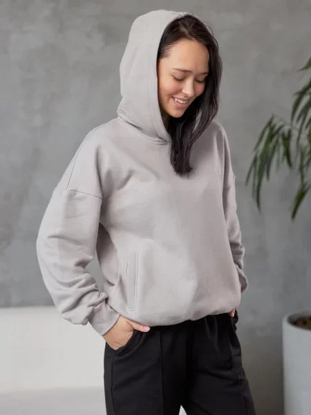 Худі Umon бавовна/еластан сірий