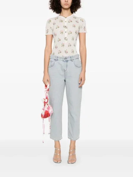 Дънки Blumarine бродирани синьо