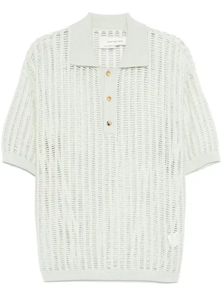 Polo Feng Chen Wang tricotate verde