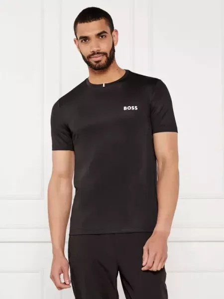 BOSS GREEN Tricou Tee negru