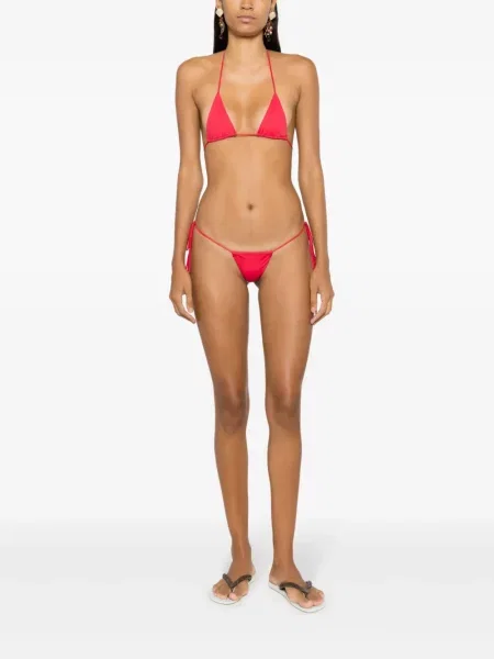 Bikinis Amir Slama apynasris kaklas raudona
