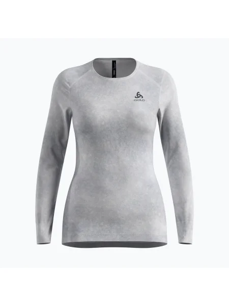 Дамска термоактивна блуза с дълъг ръкав ODLO Active Warm X Pow Bl Top Crew Neck odlo silver grey сиво