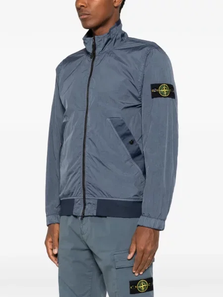 Geacă Stone Island cu strasuri albastru