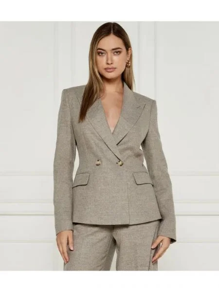 BOSS BLACK Sacou Jia cu adaos de lână negru