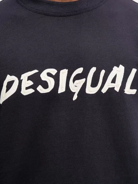 Кофта Desigual PHIL з принтом синій