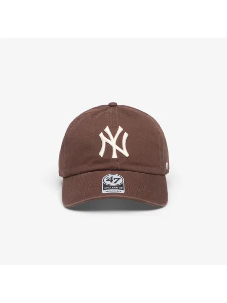 Czapka Brand MLB Clean Up Contrast New York Yankees Cap Brown Universal brązowa