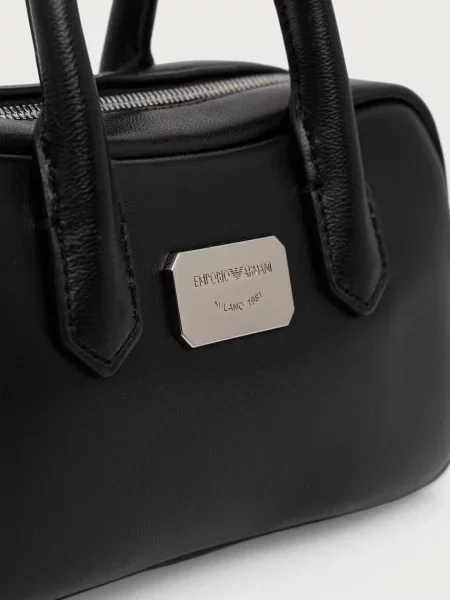Кожаная сумка через плечо Emporio Armani